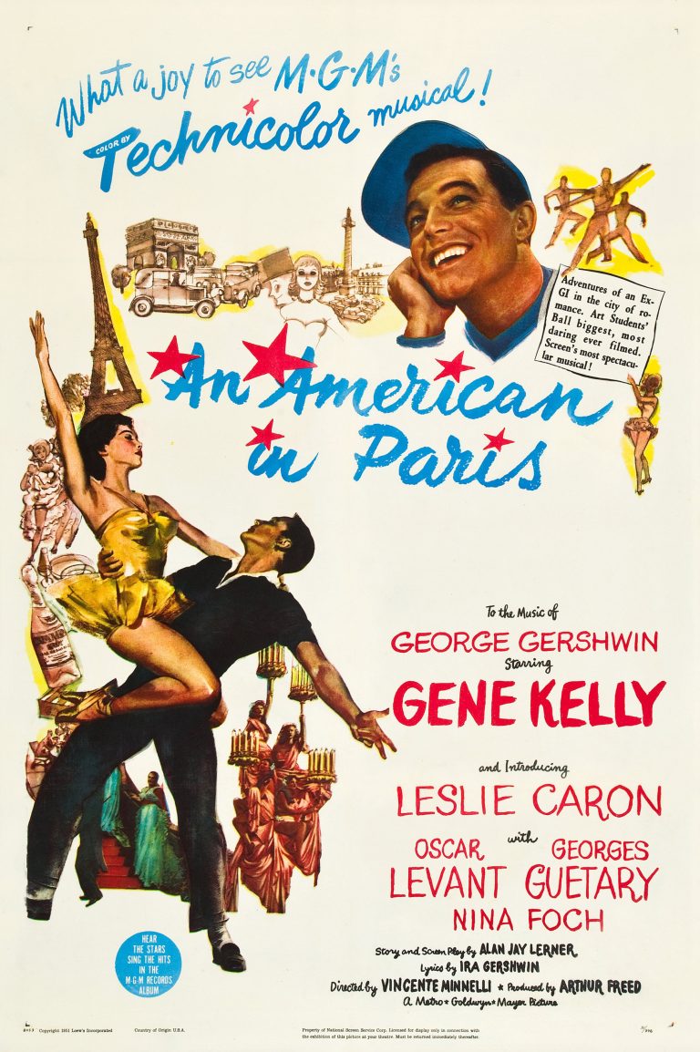 AN AMERICAN IN PARIS poster